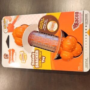 Nylabone Sneaky Snacker Dog Chew Toy - Orange